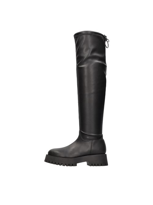 Leather and fabric boots CARMENS | 52252 POLLOCKNERO